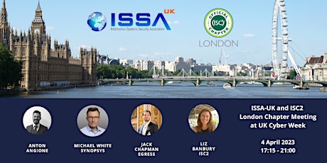 Imagen principal de ISSA-UK and ISC2  London Chapter Meeting