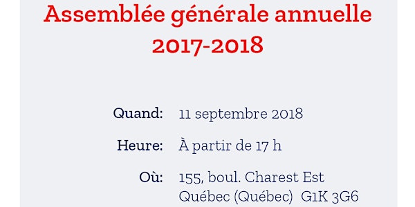 AGA de la CDEC de Québec