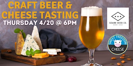 Artisan Cheese + Craft Beer Class at Ozark Beer Co. primary image