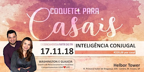 Imagem principal do evento Coquetel para Casais Love Life Coach