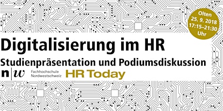 Hauptbild für Digitalisierung im HR - Studienpräsentation und Podiumsdiskussion