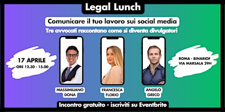 LEGAL LUNCH primary image