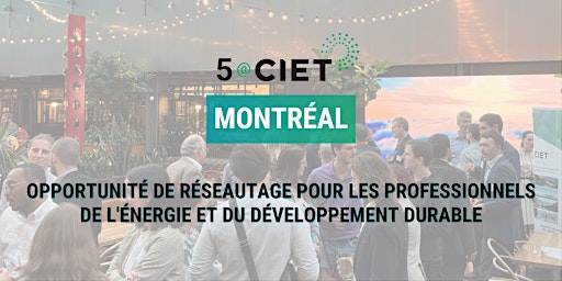 Imagem principal de 5@CIET Montréal