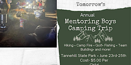Male  Mentoring (Empowerment )Camping Trip