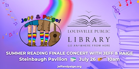 Louisville Public Library Summer Finale @ the Steinbaugh Pavilion primary image