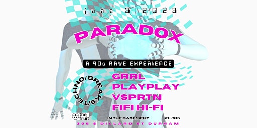 Imagem principal de PARADOX: a 90s rave experience