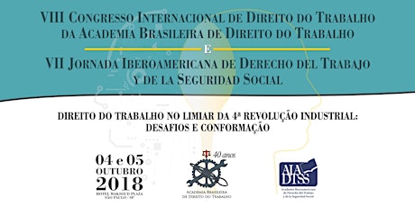 Imagem principal do evento VIII CONGRESSO INTERNACIONAL DE DIREITO DO TRABALHO - ABDT