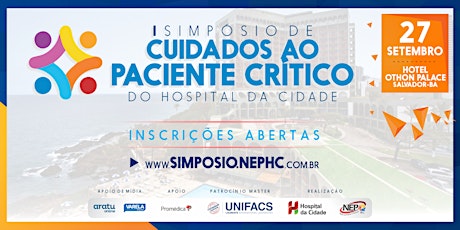 Imagem principal do evento I SIMPÓSIO DE CUIDADOS AO PACIENTE CRÍTICO