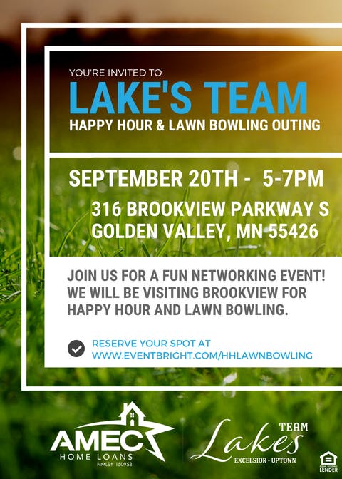 Lake's Team HH & Lawn Bowling Outing