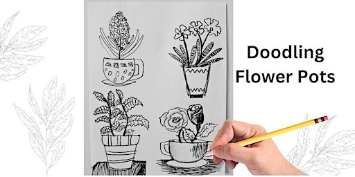 Online Class - Doodling Flower Pots primary image