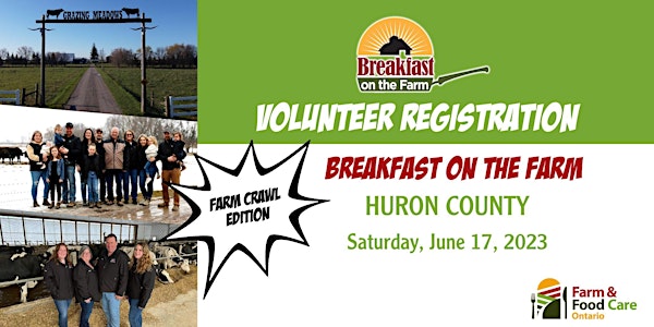 Breakfast on the Farm Volunteer Registration Huron County