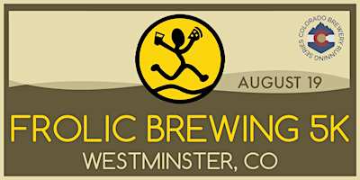 Frolic Brewing 5k event logo