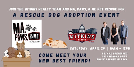 A Rescue Dog Adoption Event primary image
