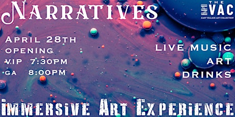 Narratives | Immersive art party + ART + MUSIC + DRINKS primary image