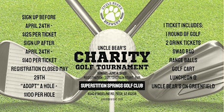 Uncle Bear's Charity Golf Tournament