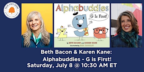 Beth Bacon & Karen Kane:  Alphabuddies:  G is First!
