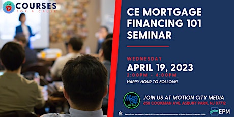 CE Mortgage Financing 101 Seminar primary image
