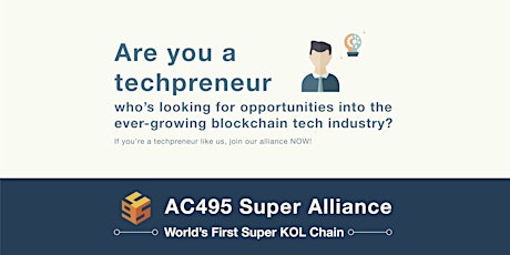 AC495 Super Alliance | World’s First Super KOL Chain primary image
