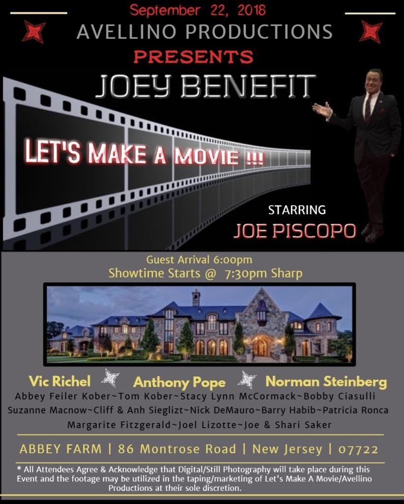 Joey Benefit-Let's Make A Movie! Starring Joe Piscopo