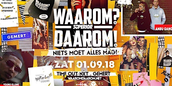 Waarom? Daarom! - Niets moet, alles mag!