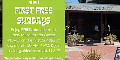Free First Sunday at NUMU (September 2024) primary image