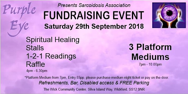 Charity Medium Night in support of Sarcoidosis Association