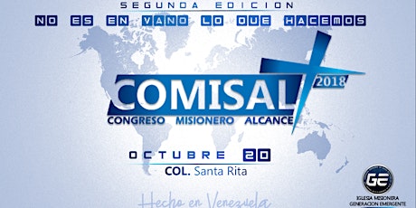 Imagen principal de COMISAL. Congreso Misionero Alcance 2018 (IMGE)