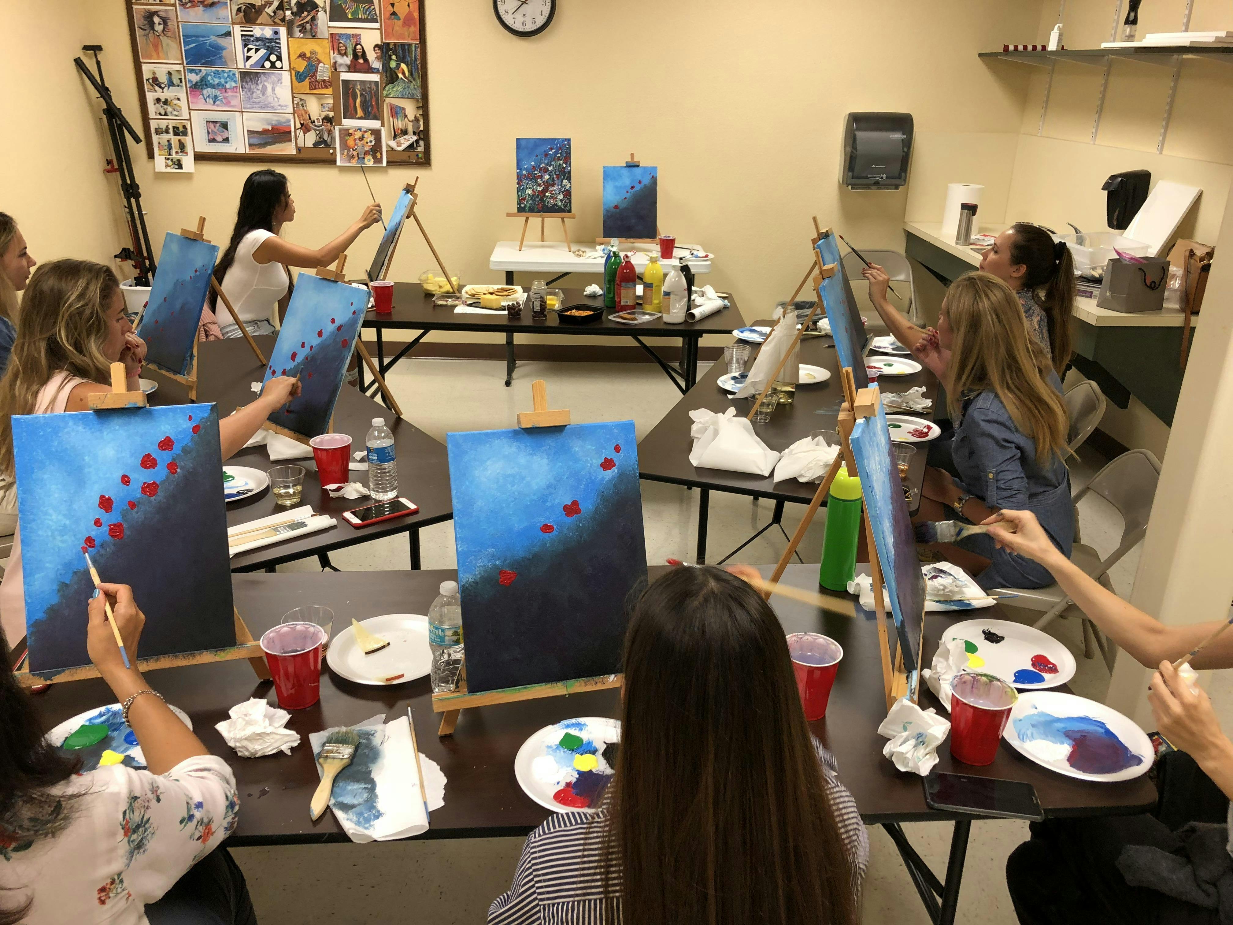 15 Deerfield Beach Entertainment Events Art Master Cl Acrylic Painting Work S And Kids