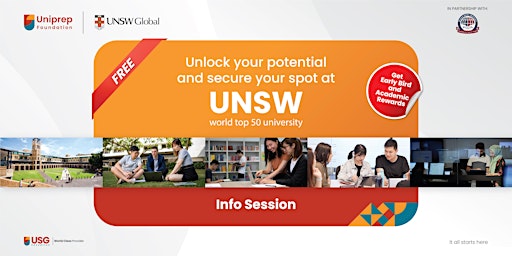 INFO SESSION - Unlock Your Potential and Secure Your Spot at UNSW primary image