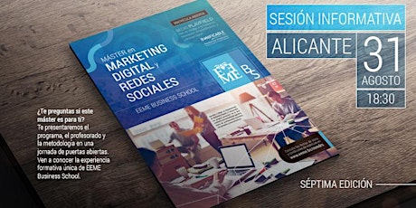 Imagen principal de Sesión informativa - Máster en Marketing Digital Alicante