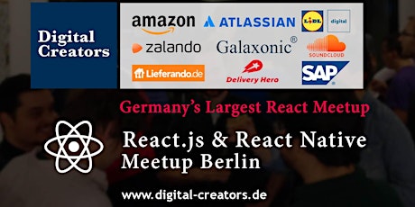 ⚛ Germany's largest React Meetup, React.js & React Native primary image