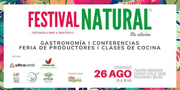 FESTIVAL NATURAL 5ta Edición · Invierno 18