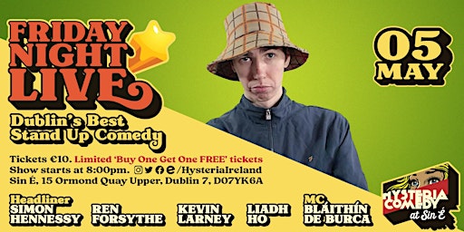 Hauptbild für Friday Night Live: Dublin's Best Stand Up Comedy