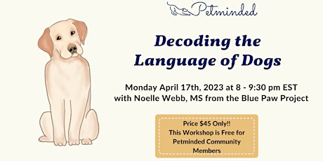 Decoding the Language of Dogs: A Workshop primary image