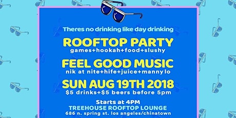 SunnySideUP! DTLA Rooftop DayParty HOLLA! DJs NikAtNite, HIFE, Juice +guest primary image