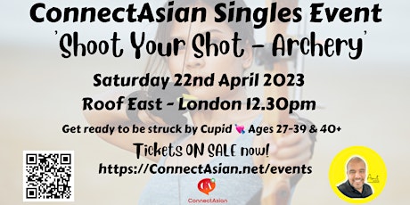 ConnectAsian Singles Event - Shoot Your Shot Archery - London primary image