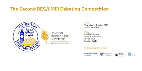 The 2nd BES/LMEI Debating Competition primary image