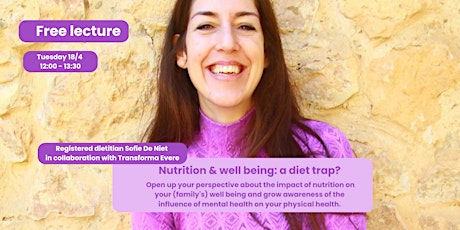 Workshop: Nutrition & health : a diet trap? primary image