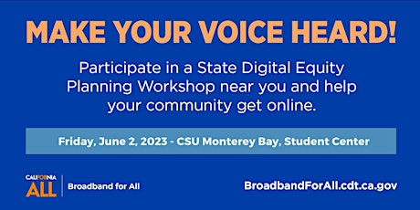 Broadband for All, Digital Equity, and BEAD Planning Workshop - Seaside