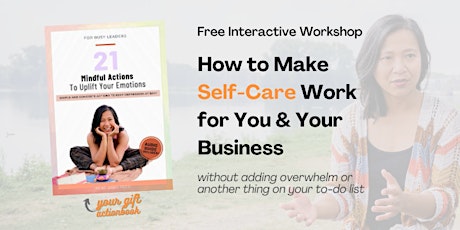 Image principale de Too Busy for Self-Care? Masterclass for Leaders to Free Up Time & Energy