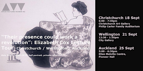 "Their Presence Could Work a Revolution": Elizabeth Cox Lecture Tour - Well...