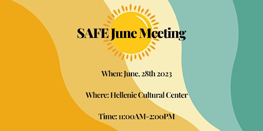 SAFE June Meeting primary image