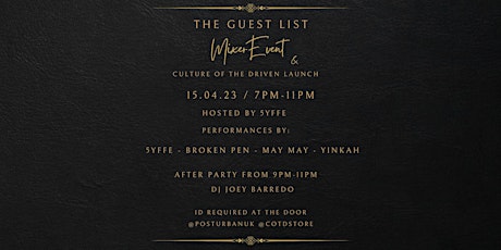The Guest List Event primary image