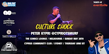 Peter Kypri - Culture Shock in Sydney primary image
