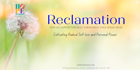 Reclamation: A Support Group for Adult Survivors of Child Sexual Abuse