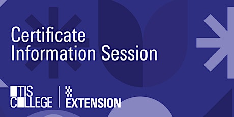 Otis Extension Certificate Info Session