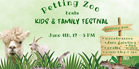 Petting Zoo Hosts Kids & Family Festival