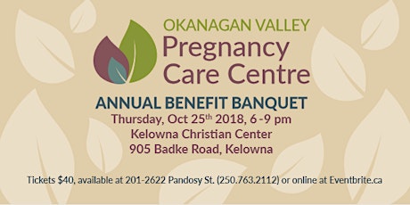 Okanagan Valley Pregnancy Care Centre Banquet primary image