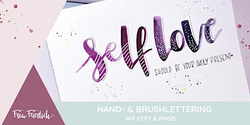 Imagem principal do evento Hand- & Brushlettering mit Stift & Pinsel