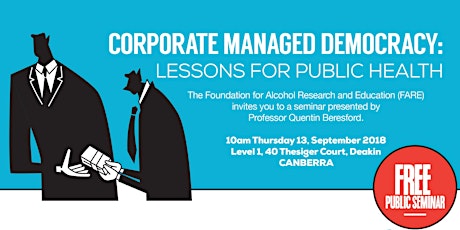 Corporate managed democracy: Lessons for public health primary image